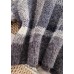 For Work purple knitted clothes warm oversized plaid knitwear
